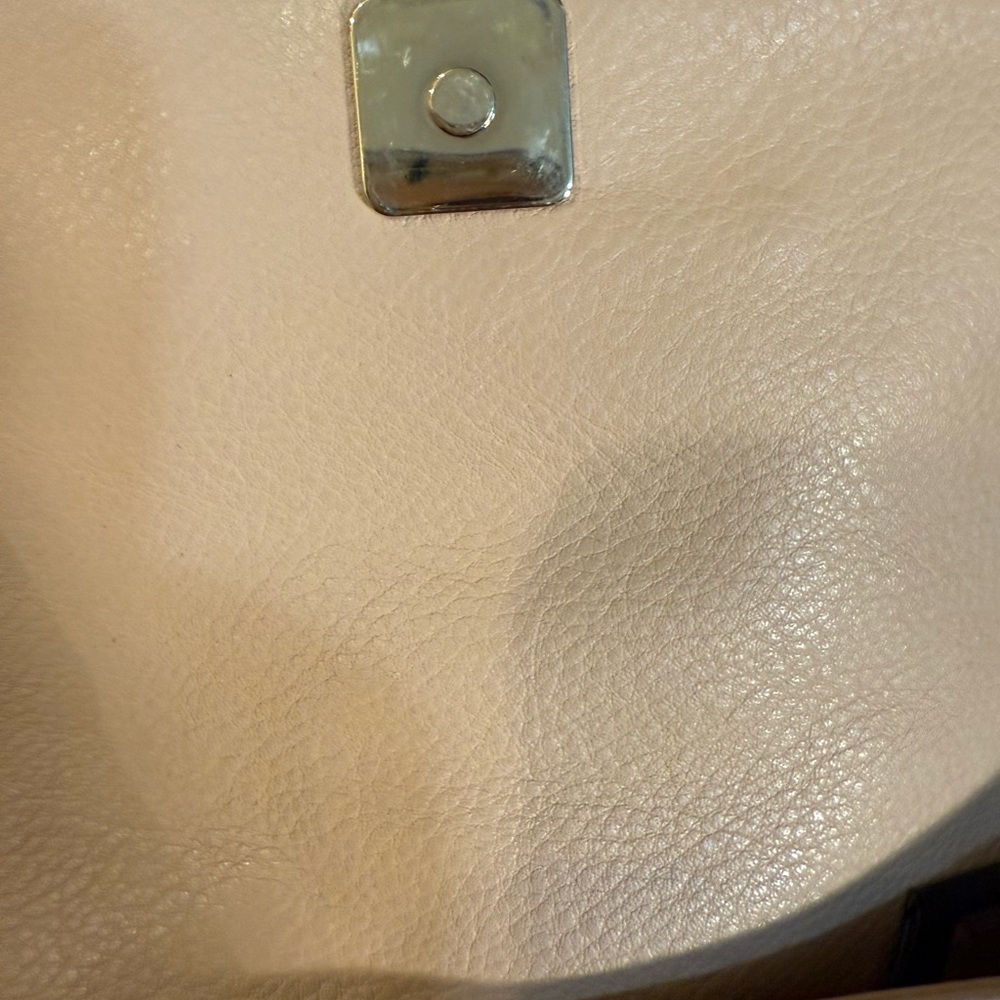 Fendi Beige Crossbody Bag with Gold Chain - Picture 15 of 17